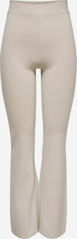 JDY Petite Flared Trousers in Beige: front