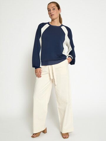 Sweat-shirt 'Dicette' Peppercorn en bleu