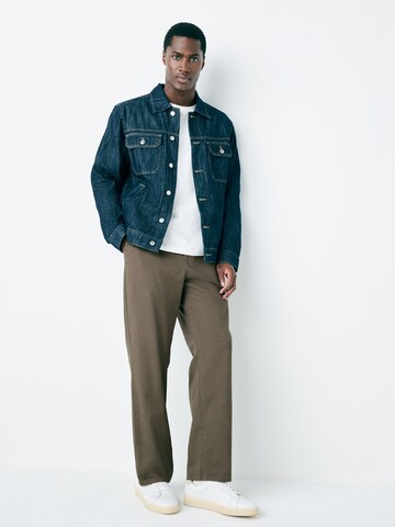 NextLoosefit Chino hlače - smeđa boja