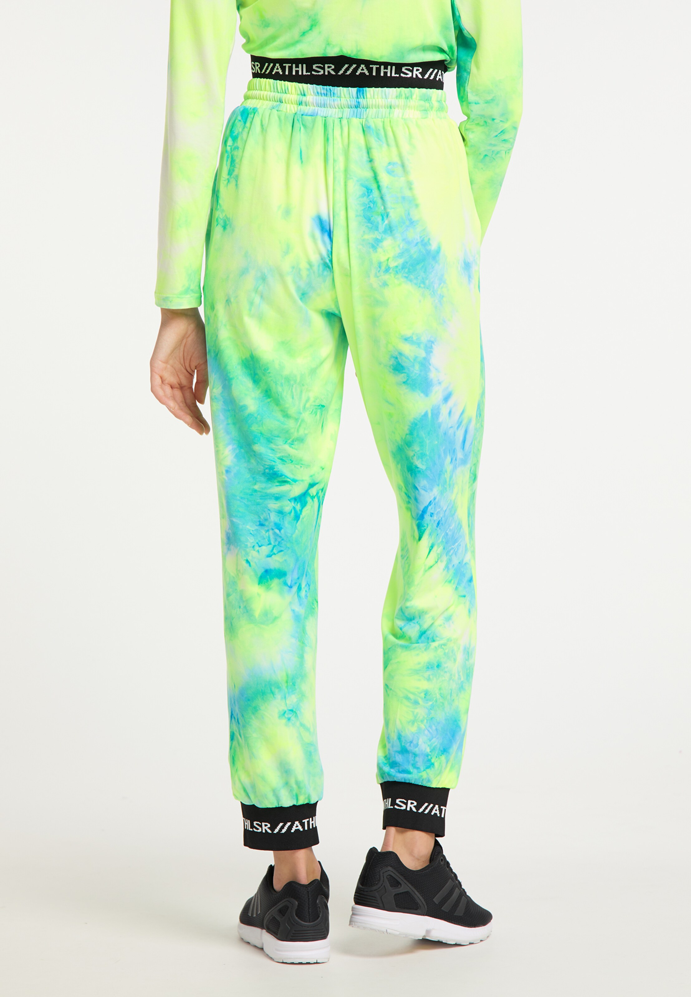 Frauen Sportarten myMo ATHLSR Sporthose in Neonblau, Neongrün - XY16087 Frauen Sportarten myMo ATHLSR Sporthose in Neonblau, Neongrün - XY16087