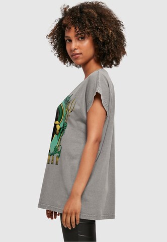 ABSOLUTE CULT Shirt 'Aquaman - Trident' in Grijs