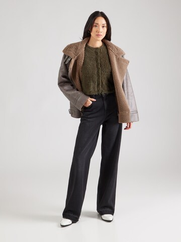 Monki Strickjacke in Grün