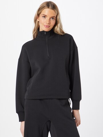 ADIDAS SPORTSWEAR Athletic Sweatshirt in Black: front