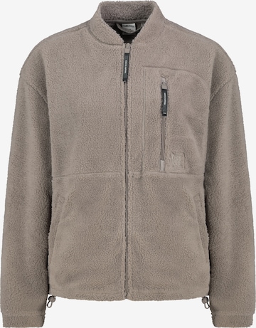 Sublevel Fleece jas in Grijs: voorkant