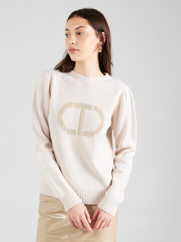 Pullover di Twinset in beige: frontale