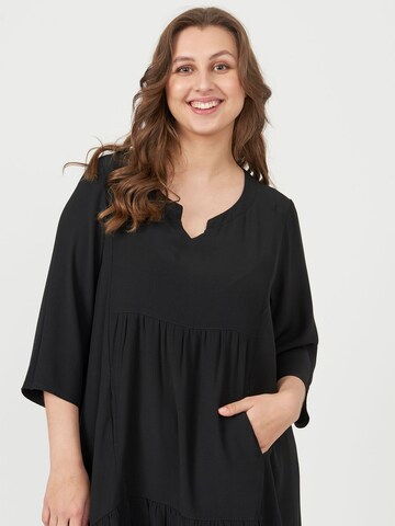 Robe oversize Pont Neuf en noir