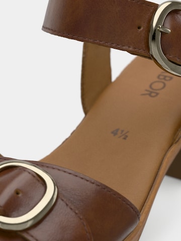 GABOR Sandalen met riem in Bruin