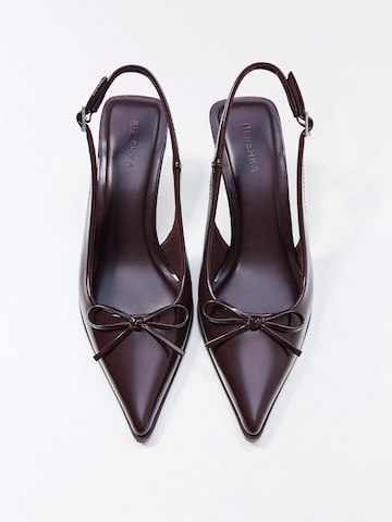 Bershka Slingback pumps in Red