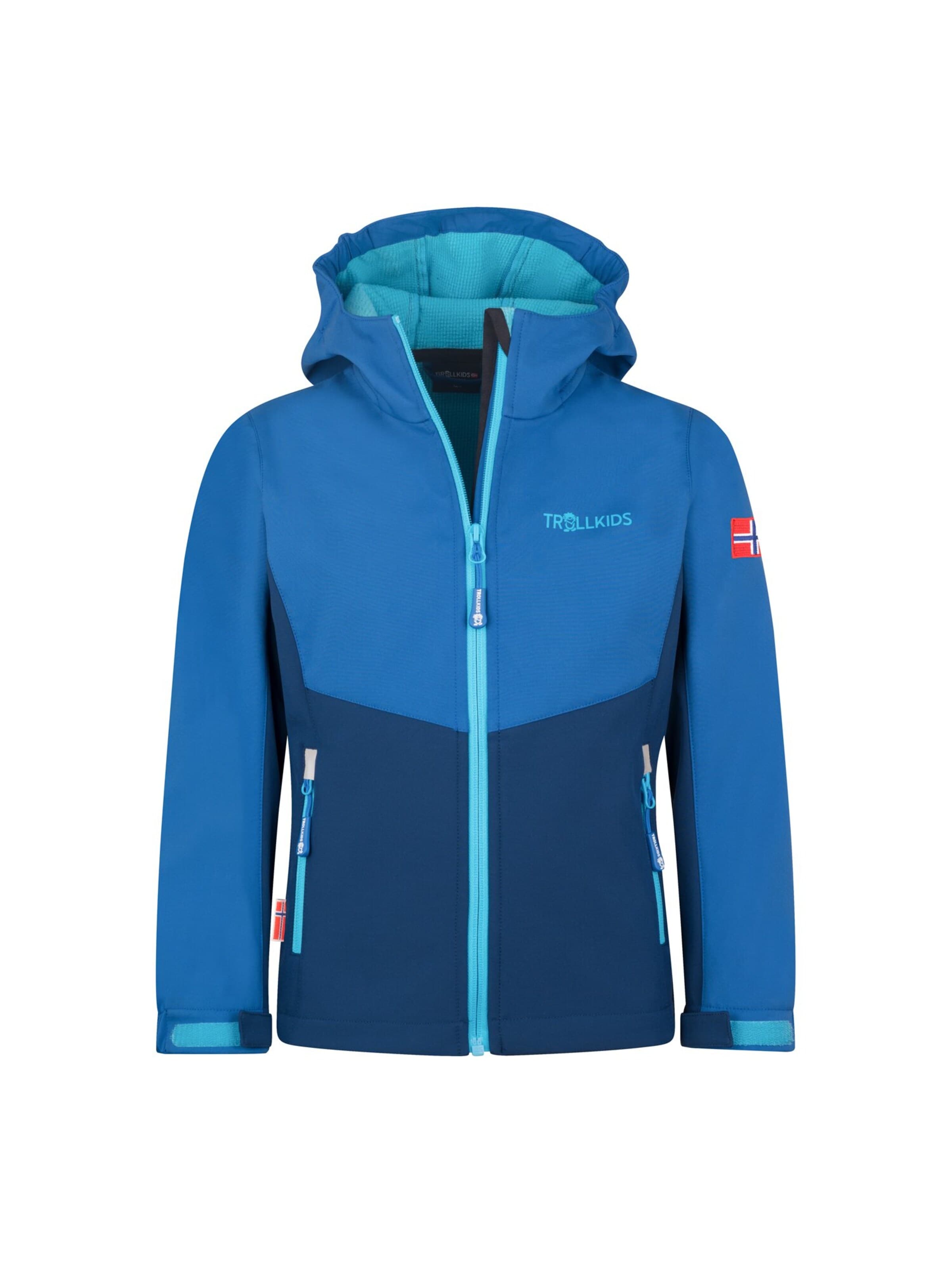 TROLLKIDS Outdoor jacket in Blue: front