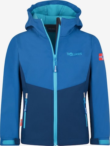 TROLLKIDS Outdoor jacket in Blue: front