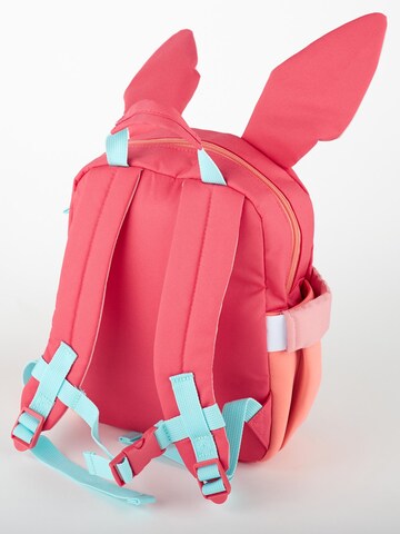 SIGIKID Backpack 'Kindergarten Rucksack fröhliches Tiergesicht, 5,2 Liter' in Pink