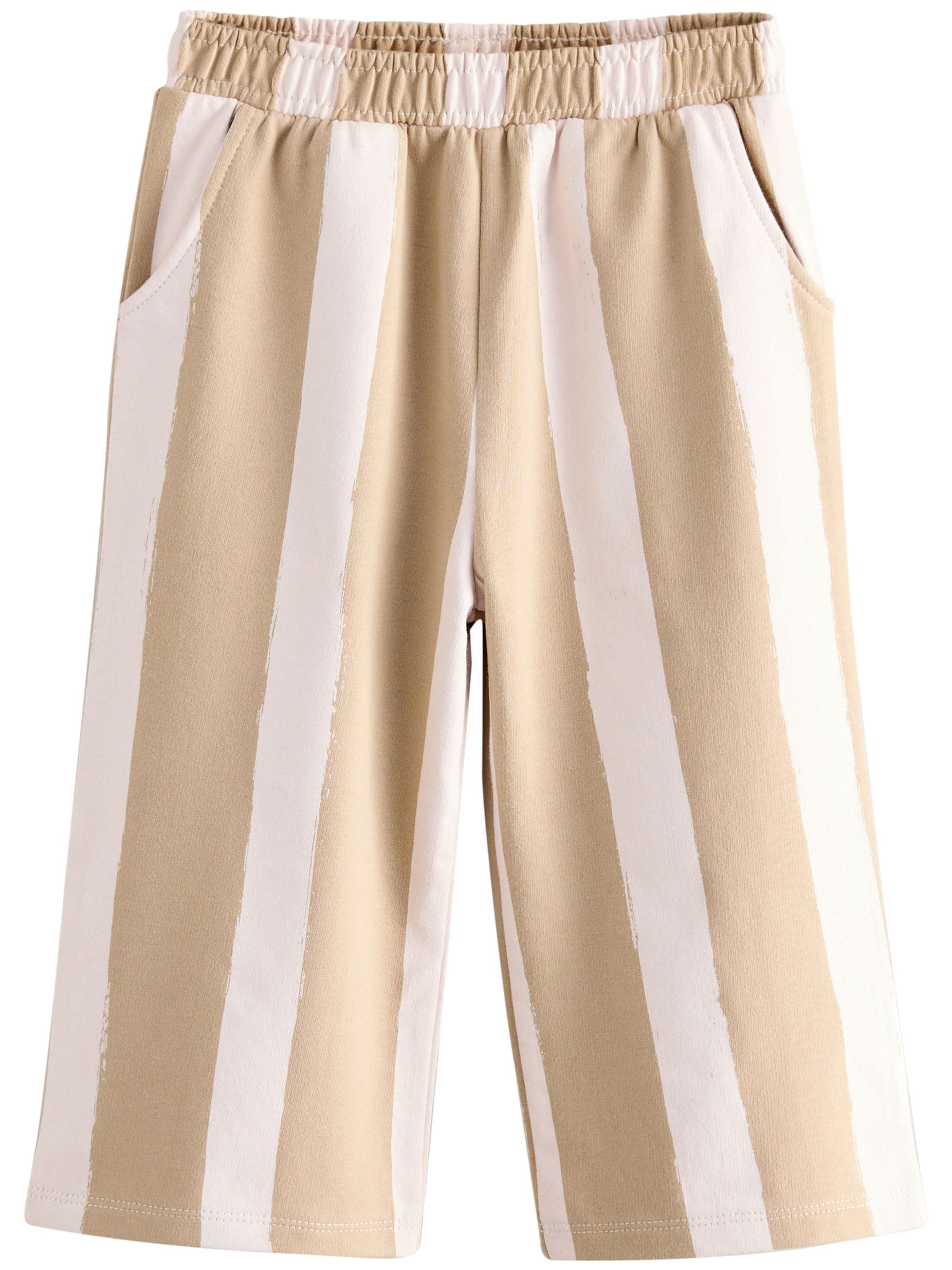 Next Tapered Trousers in Beige: front