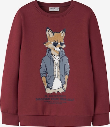 NAME IT Sweatshirt in Red: front