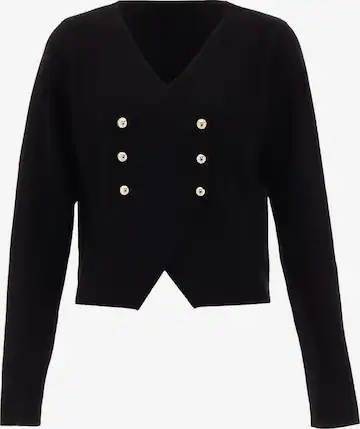 juoda NAEMI Kardiganas: priekis