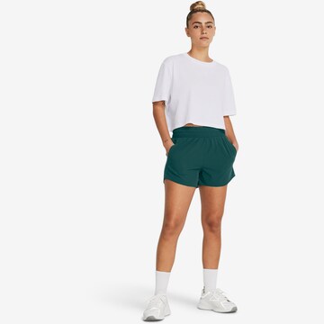 UNDER ARMOUR Regular Workout Pants 'Flex' in Green