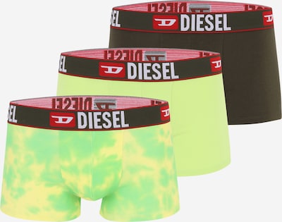 DIESEL Boxershorts 'UMBX-DAMIEN' in hellgrün / rot / schwarz / weiß, Produktansicht