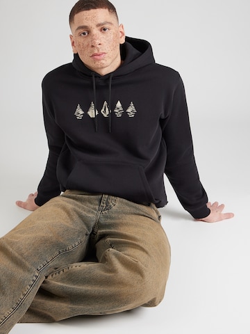 Sweat-shirt 'WATANITE' Volcom en noir : devant