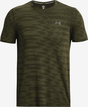 UNDER ARMOUR Functioneel shirt in Groen: voorkant