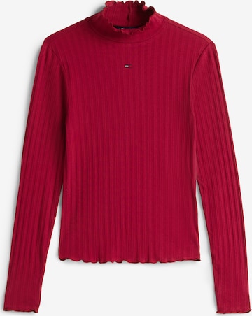 Tricou de la Tommy Jeans pe mov: față