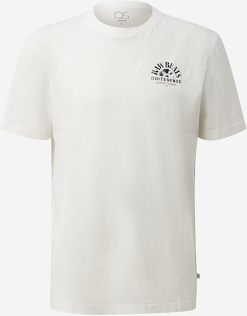 T-Shirt QS en beige : devant
