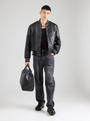 Versace Jeans Couture Демисезонная куртка в Черный