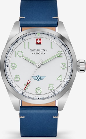 SWISS MILITARY HANOWA Analog Watch 'Falcon' in Blue: front