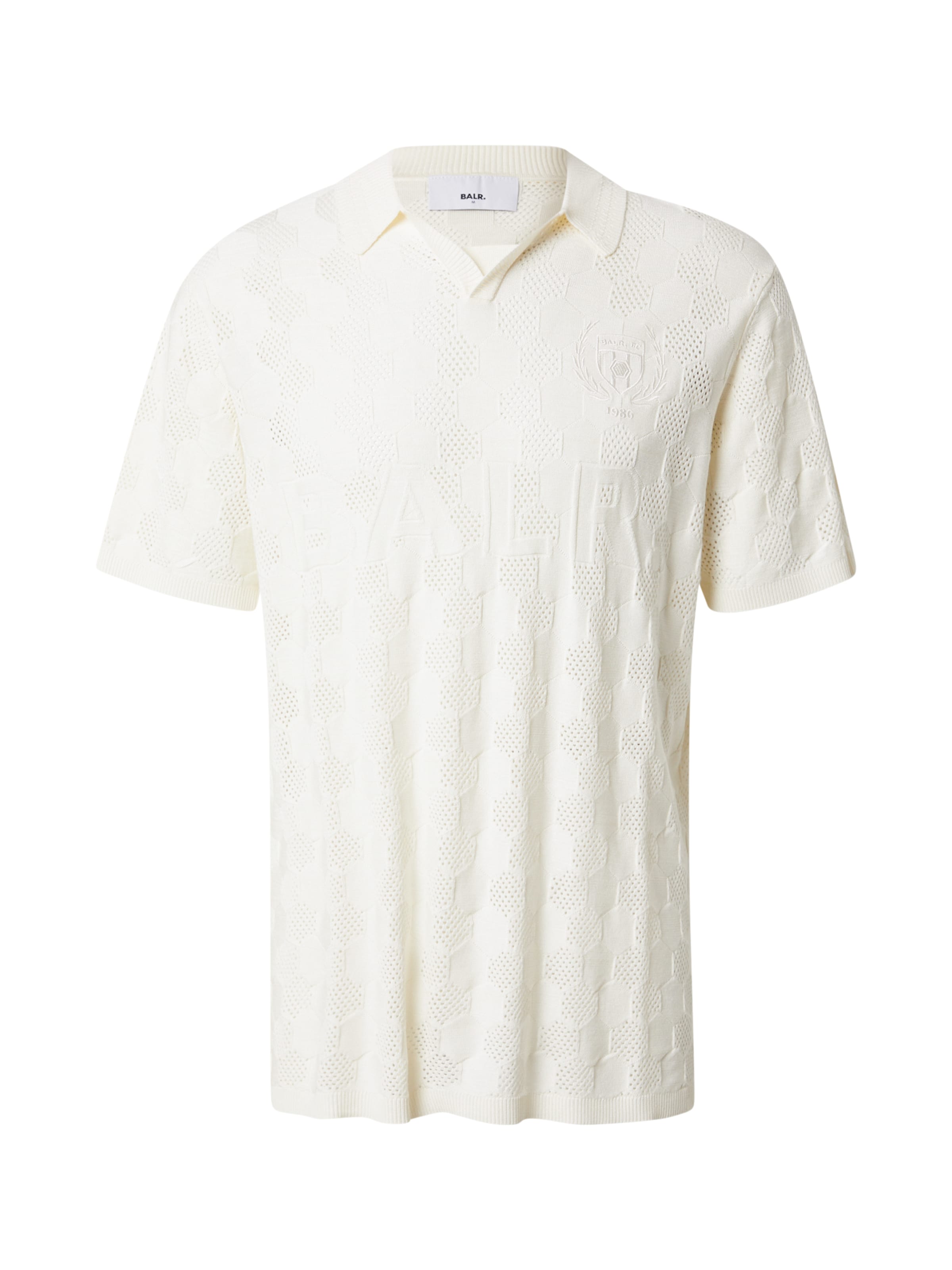 BALR. Μπλουζάκι 'GOTL' σε λευκό: μπροστά