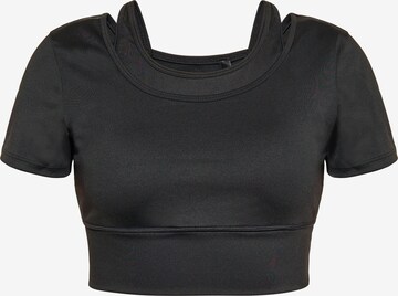 T-shirt IZIA en noir : devant