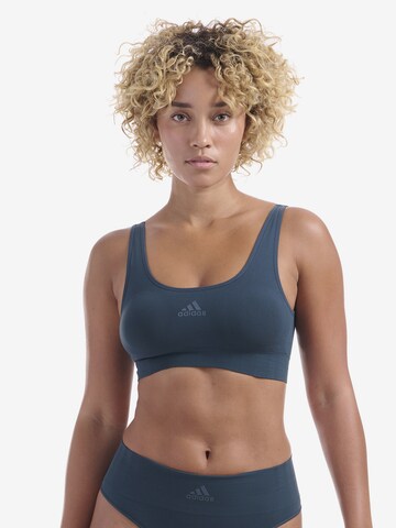 ADIDAS SPORTSWEAR Bralette Sports Bra ' SCOOP LOUNGE BRA ' in Blue