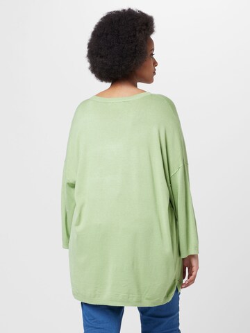 Pull-over 'Blume' Fransa Curve en vert