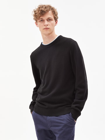 ARMEDANGELS Sweater 'Graano' in Black: front