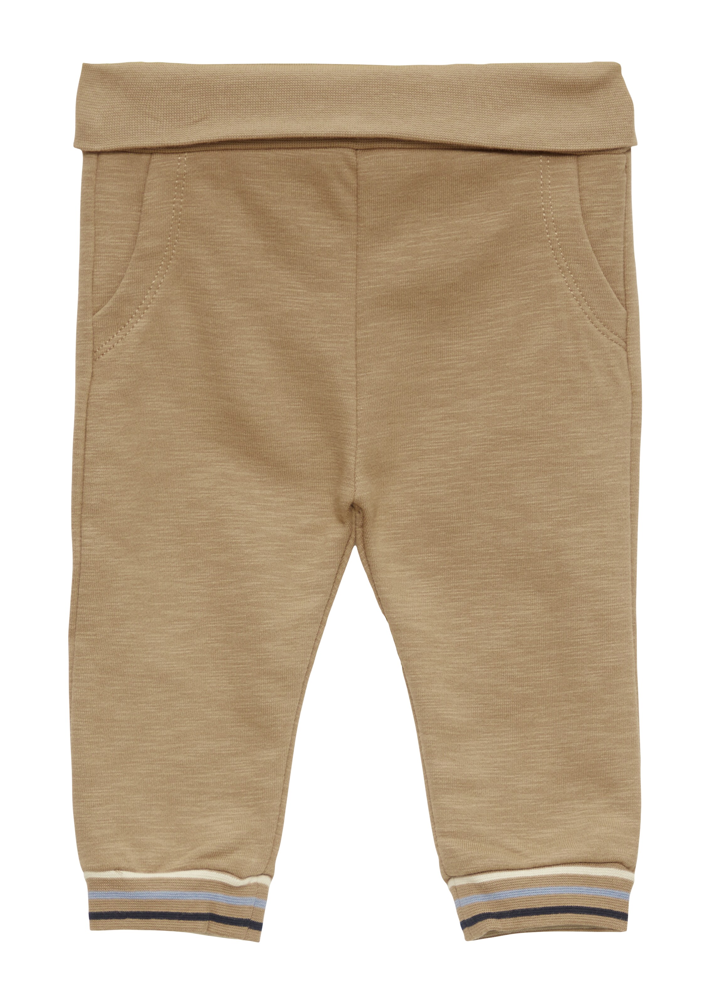 s.Oliver Tapered Broek in Beige: voorkant