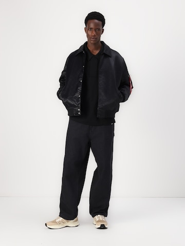 ALPHA INDUSTRIES Jacke in Schwarz