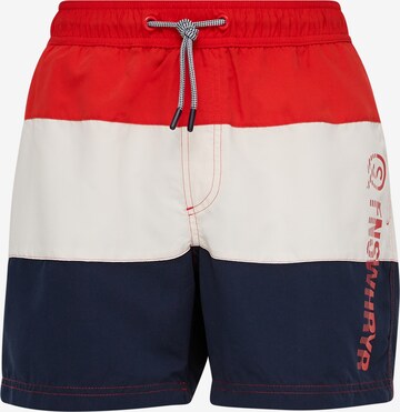 Shorts de bain QS en bleu : devant