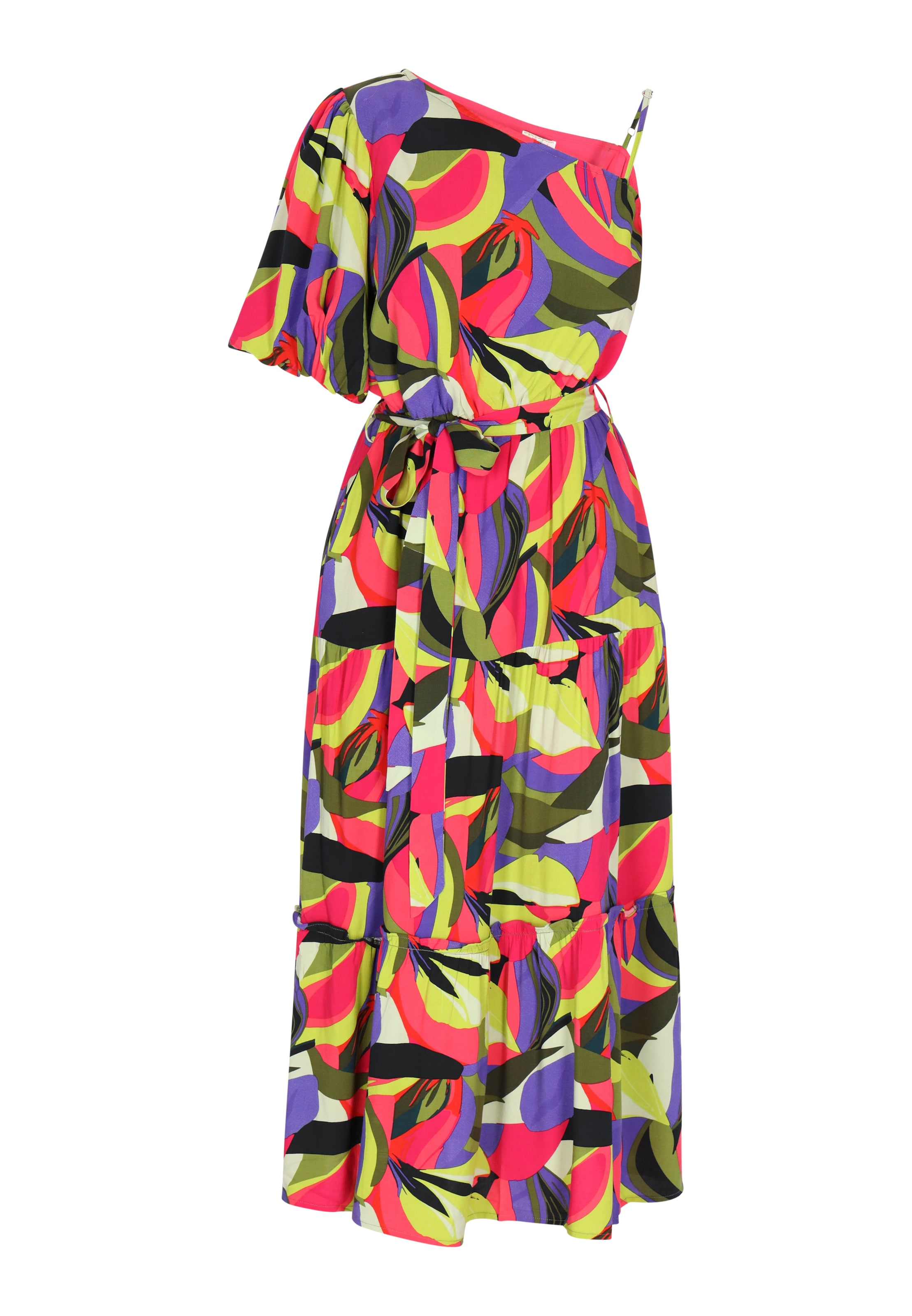 IZIA Letné šaty - Zmiešané farby: predná strana