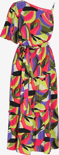 Vasarinė suknelė iš IZIA, spalva – purpurinė / rožinė / juoda, Prekių apžvalga