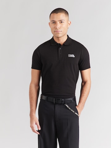 Karl Lagerfeld T-shirt i svart: framsida