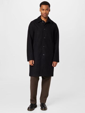 Les Deux Демисезонное пальто 'Morgan' в Черный: спереди