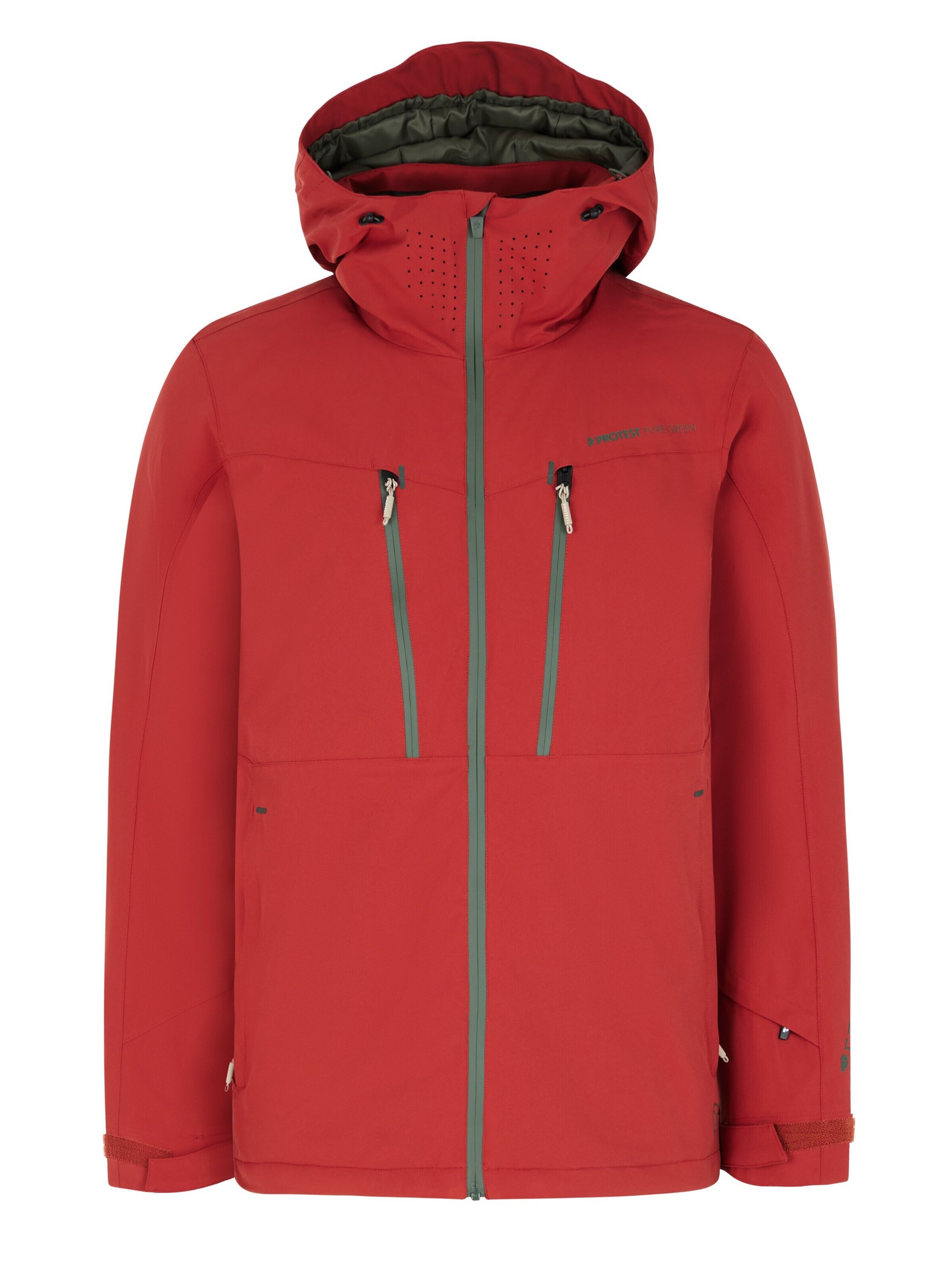 PROTEST Sportjacke 'PRTTIMOTHY'‌‌‌‌ in Rot: Vorderseite
