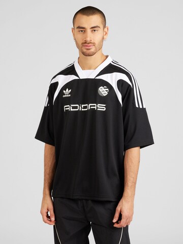 ADIDAS ORIGINALS Funktionsshirt in Schwarz: predná strana