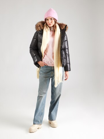 Monki Winter jacket in Black