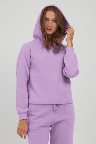 b.young Sweatshirt in Lila: voorkant