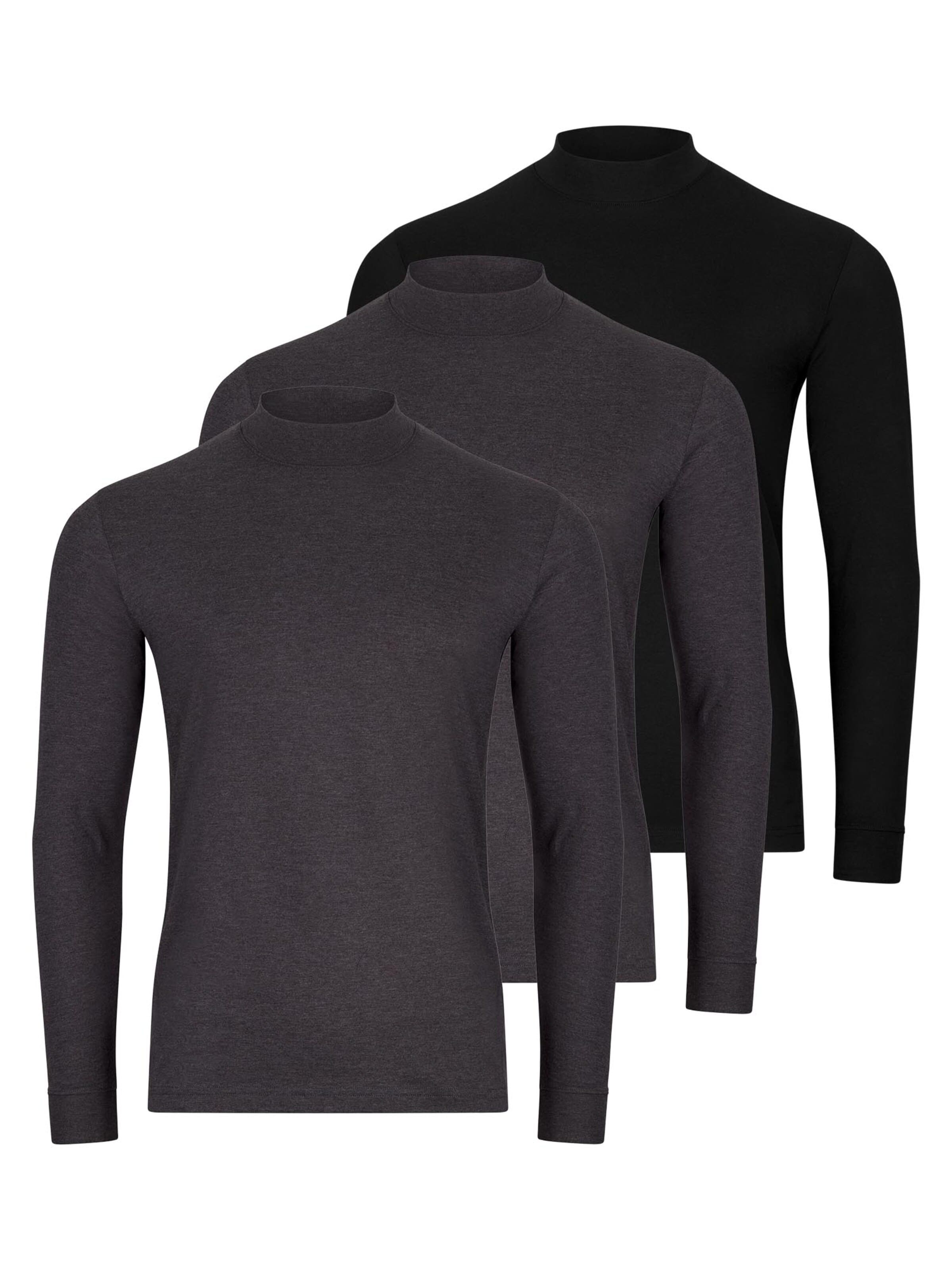 Ragman Shirt 'Basic' in Grey: front