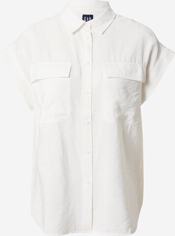 GAP Blouse in Wit: voorkant