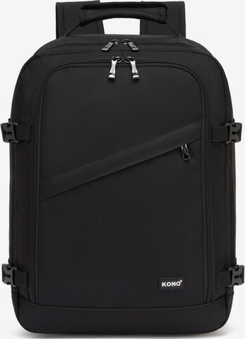 Kono Rucksack in Schwarz: Vorderseite