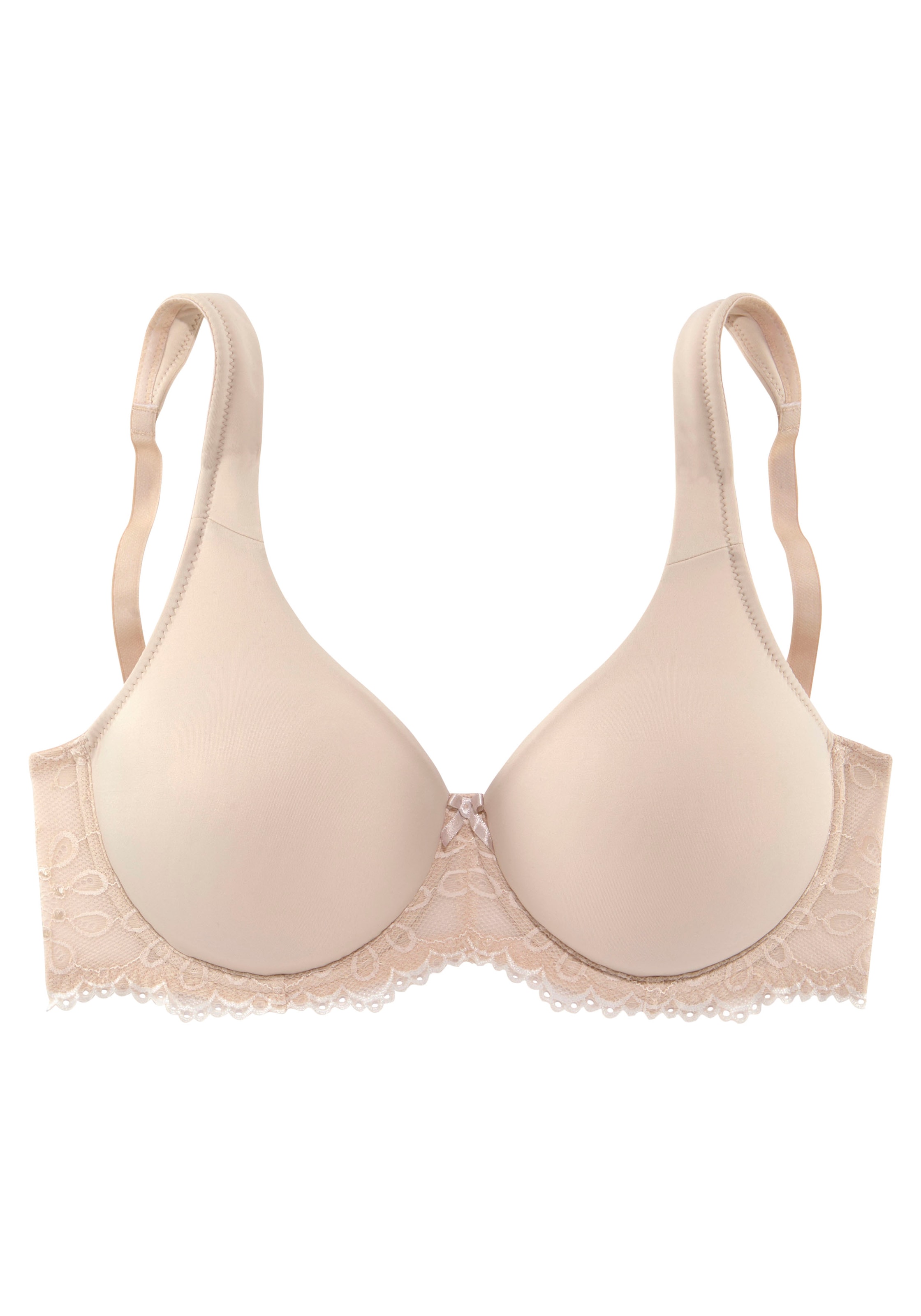 LASCANA - Clásico Sujetador en rosa: frente