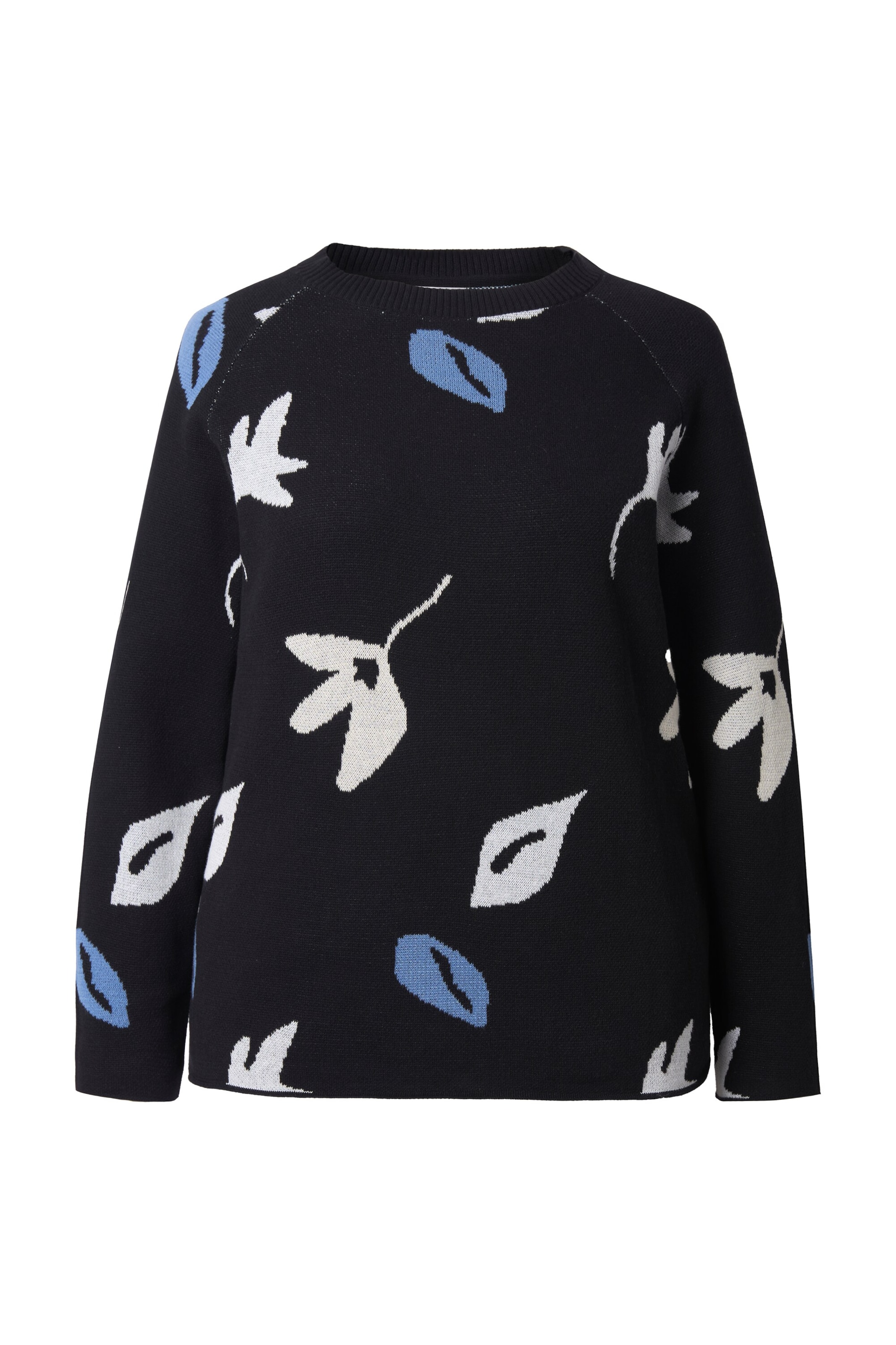 Ulla Popken Pullover in Schwarz: Vorderseite