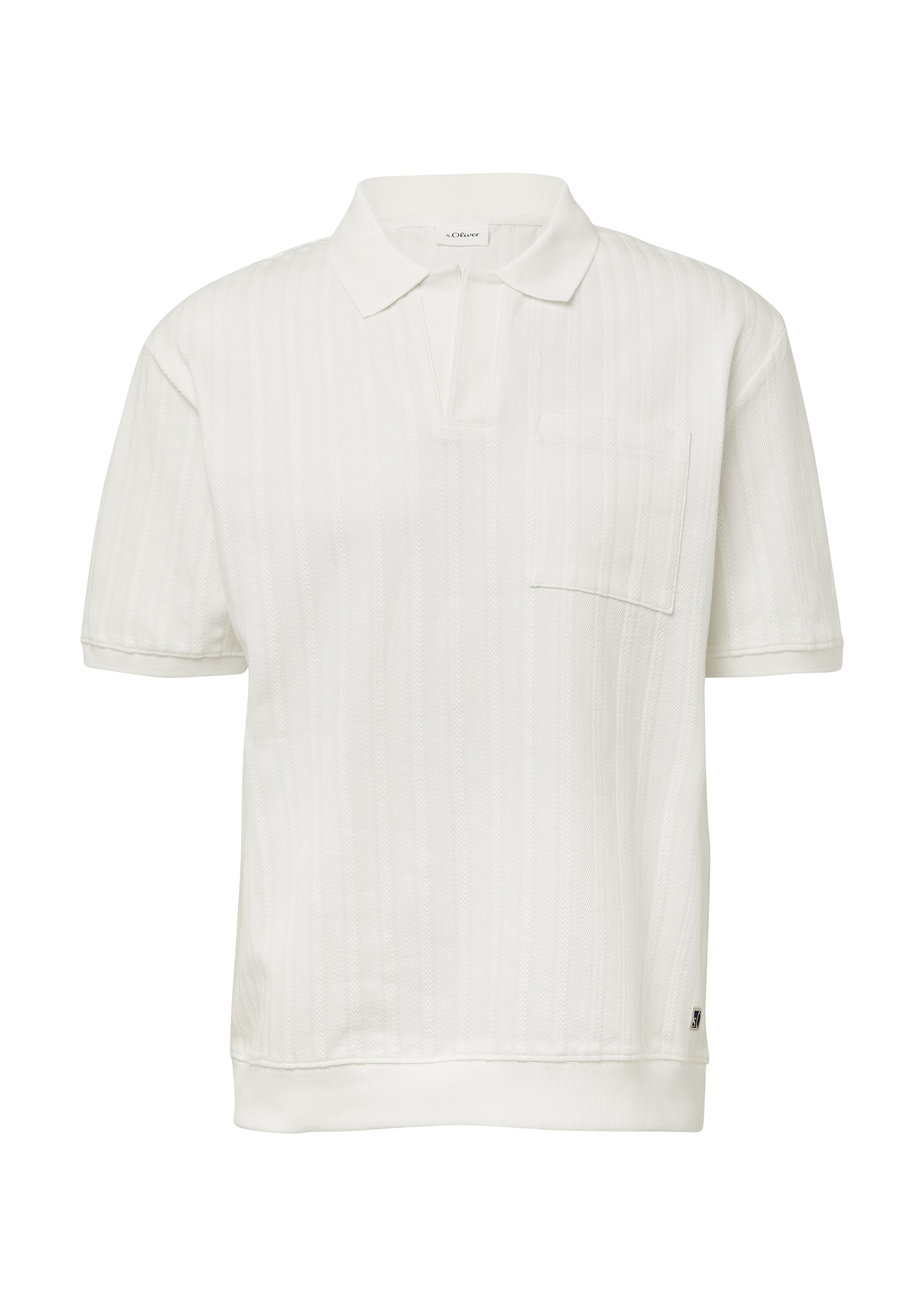 s.Oliver Shirt in Wit: voorkant