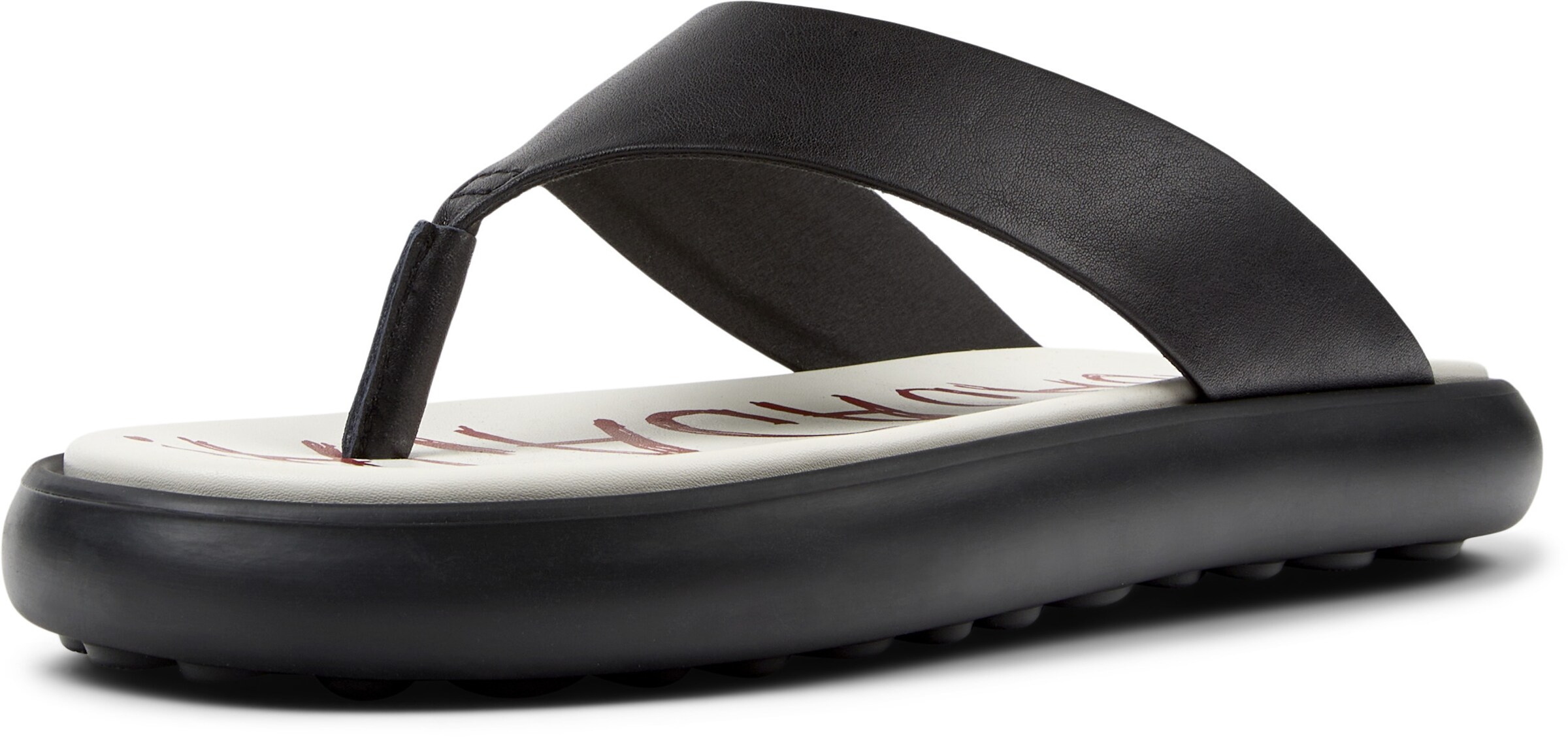 Infradito 'Pelotas Flota' di CAMPER in nero: frontale