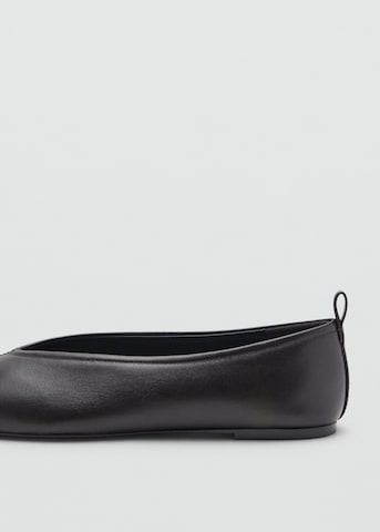 MANGO Ballet Flats 'Pulsa' in Brown